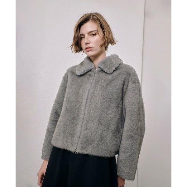 allureville / アルアバイル フェイクミンクファーブルゾン