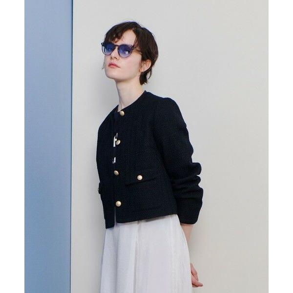 allureville（アルアバイル） ファンシーツィードクルーネック