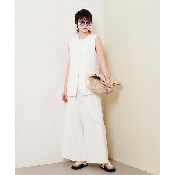 ✨BP✨アルアバイル リネン混ブラウス、ジレセット allureville（アルアバイル） リネン混ジレ : タカシマヤファッション