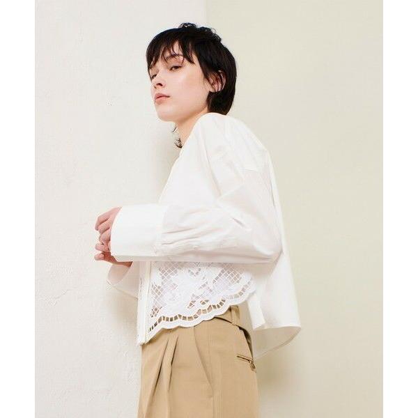 allureville アルアバイル⭐︎エンブロイダリーポイントシャツ エンブロイダリーポイントシャツ|allureville OFFICIAL SITE