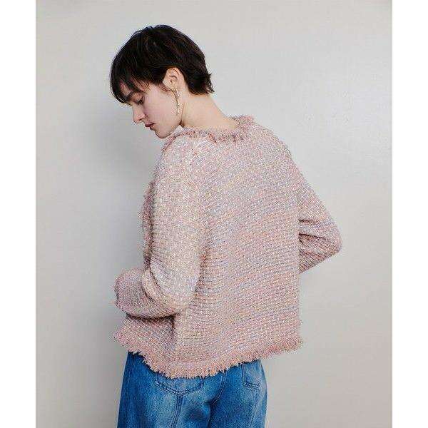 allureville / アルアバイル ミックスツイードニットジャケット