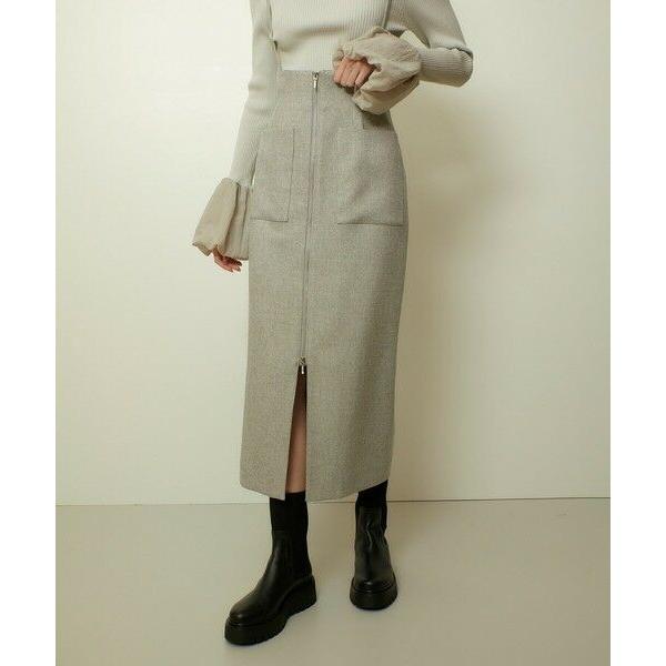 アルアバイル　メランジピンヘッドサススカート allureville（アルアバイル） スカート メランジピンヘッドサス