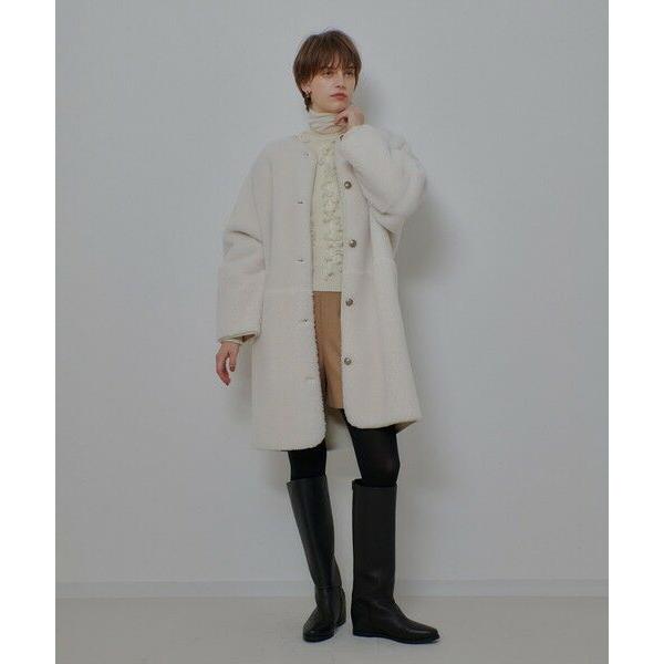 allureville（アルアバイル） ツーブロッキングボアコート