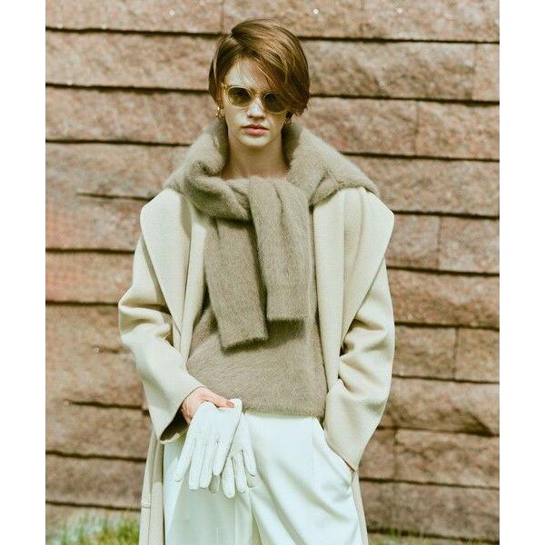 allureville（アルアバイル） カシミヤ混リバーショールコート