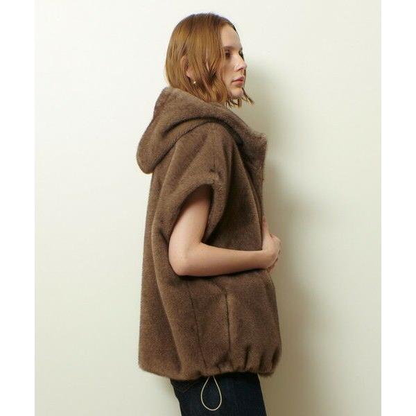 allureville ミンクファーコート　ブラウン フェイクミンクファーブルゾン|allureville OFFICIAL SITE