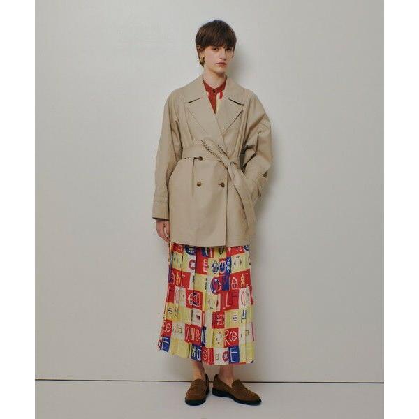 allureville / アルアバイル オーバーサイズショートトレンチコートの画像