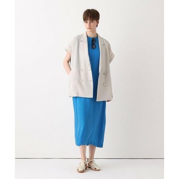 アルアバイル　スラブメッシュフレンチスリーブジャケット　ネイビー　ルルウィルビー allureville（アルアバイル） ◇スラブメッシュフレンチスリーブ