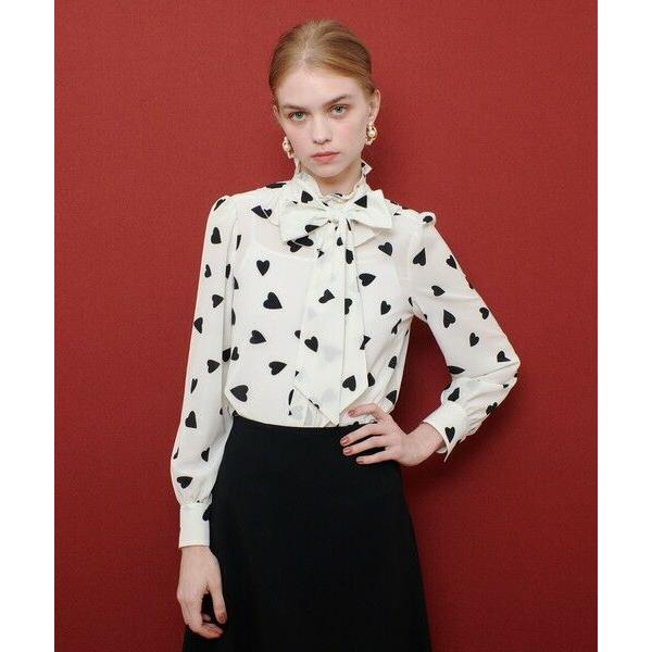 【新品】アルアバイル スカーフプリントボウタイブラウス/ルルウィルビー allureville（アルアバイル） WEB限定【LOULOU WILLOUGHBY】デシン