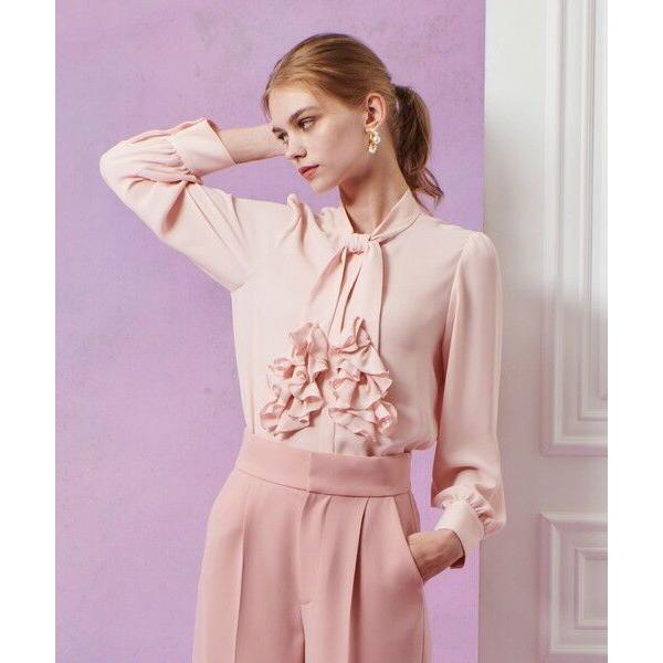 LOULOU WILLOUGHBY ボウタイ ブラウス allureville（アルアバイル） 【LOULOU WILLOUGHBY】ペタルフリル