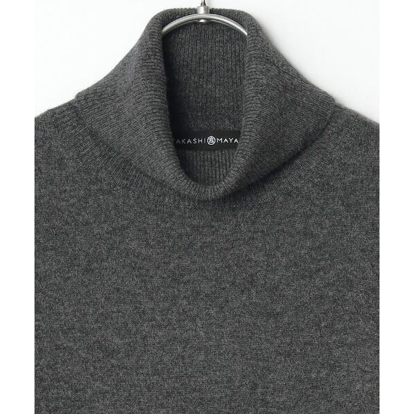 新品　高島屋カシミヤ タートルネックセーター　アイスグレーMサイズ TAKASHIMAYA CASHMERE（タカシマヤ カシミヤ） TAKASHIMAYA CASHMERE
