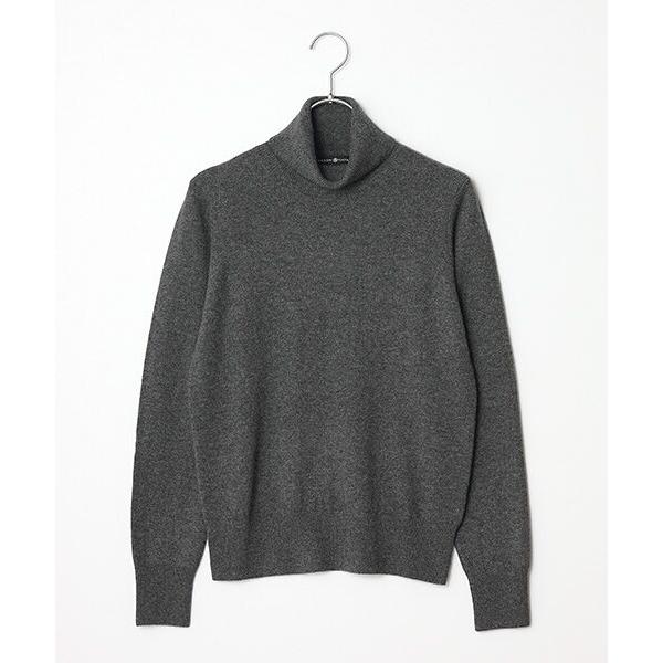 新品　高島屋カシミヤ タートルネックセーター　アイスグレーMサイズ セール】 カシミヤ タートルネックセーター【S/M/L】 （ニット