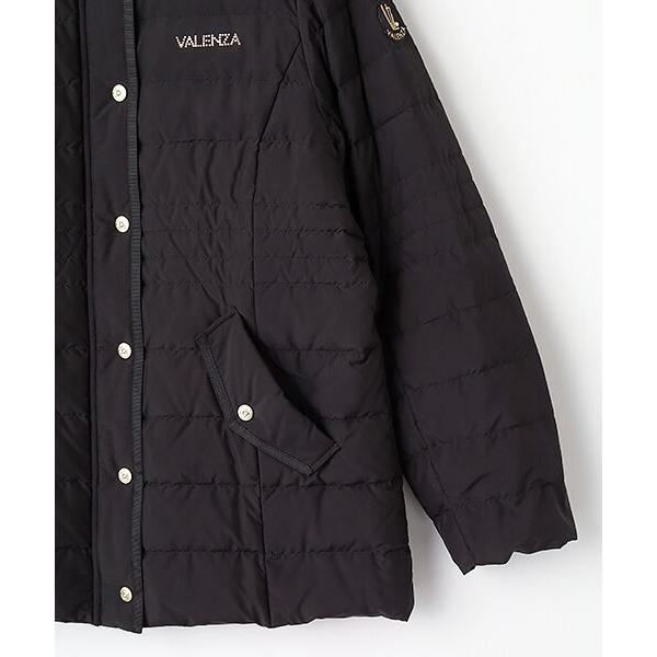 VALENZA VALENZA / バレンザ ノーカラー ダウンジャケット