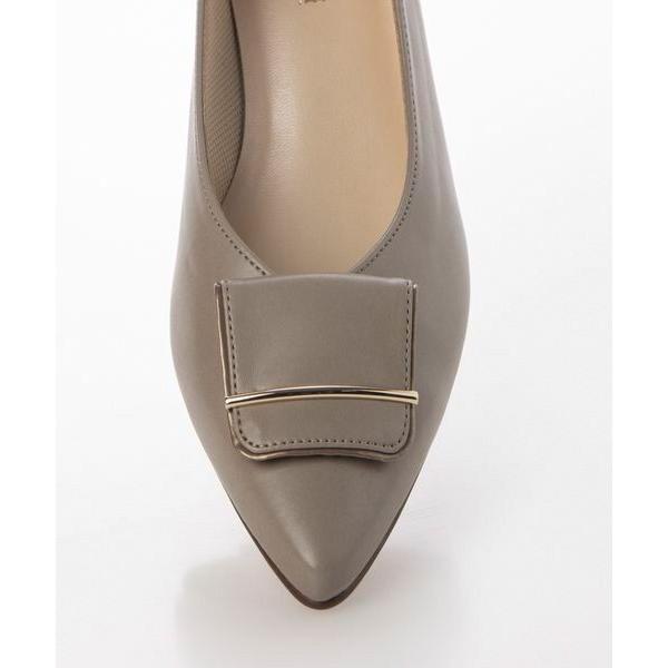 リズ・ラフィーネ（Riz raffinee）/【レイン対応】 Vカットモチーフパンプス Riz raffinee（リズ ラフィーネ） 【レイン対応】 Vカットモチーフ