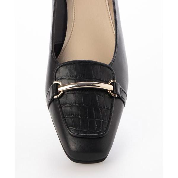 Riz raffinee（リズ ラフィーネ） スクエアトゥヒールアップローファー