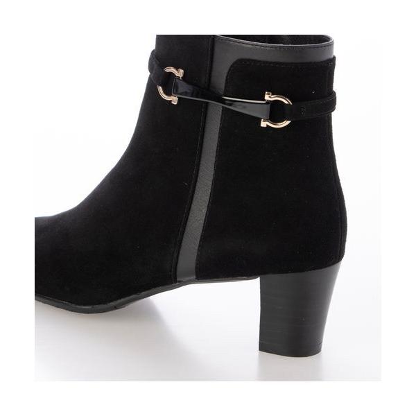 Riz raffinee（リズ ラフィーネ） 【2WAY】ベルト付ショートブーツ