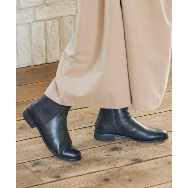 ing（イング） 【撥水革】サイドゴアショートブーツ : タカシマヤ