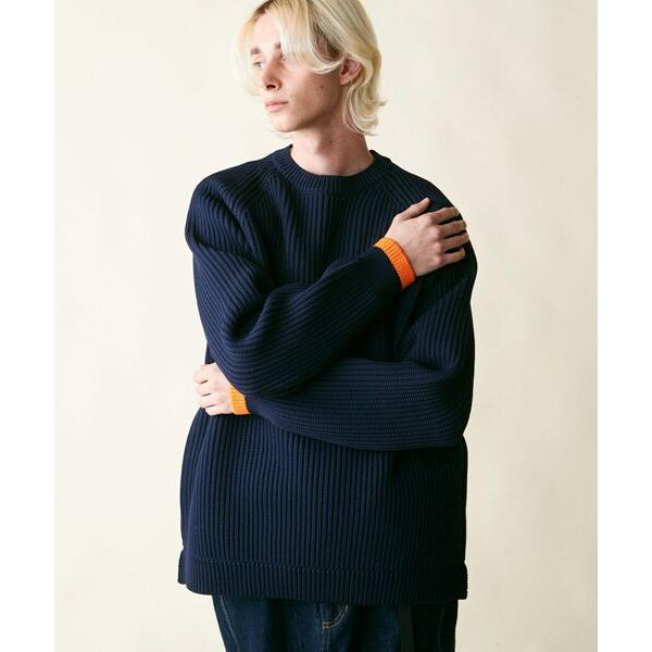 rehacer / レアセル Flix Ridge Crew Knit_15