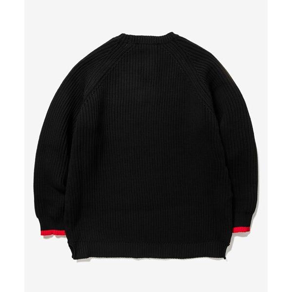 rehacer / レアセル Flix Ridge Crew Knit_2