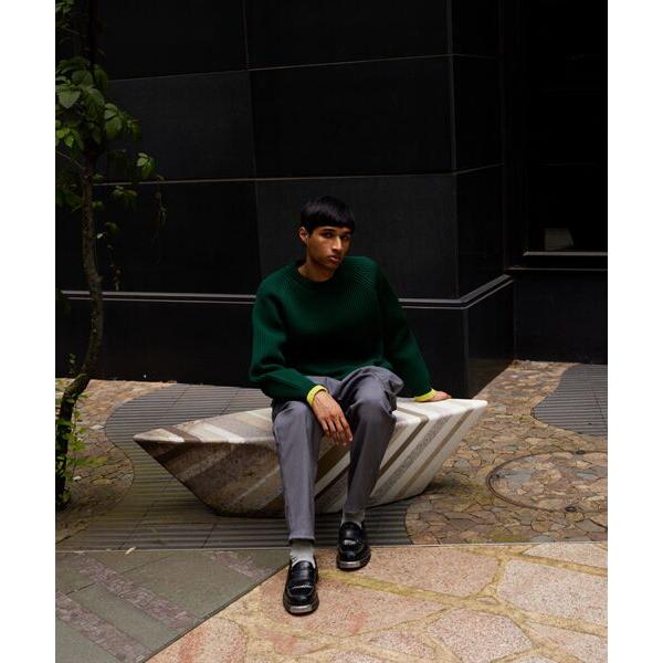 rehacer / レアセル Flix Ridge Crew Knit_7