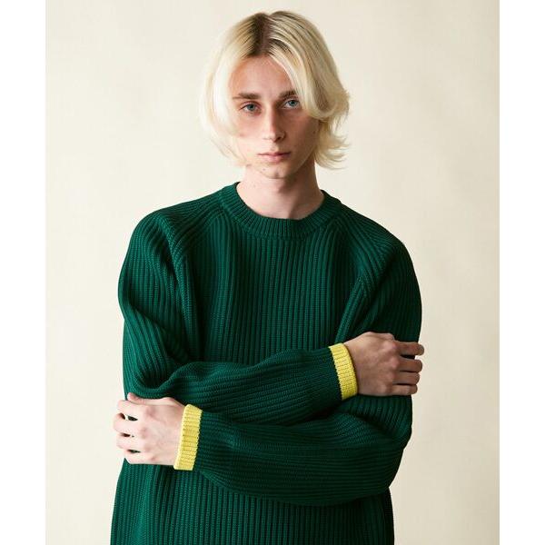 rehacer / レアセル Flix Ridge Crew Knit_8