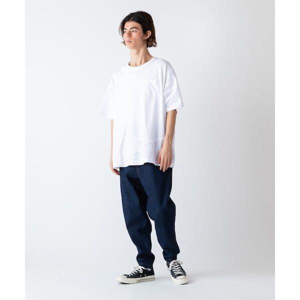 【美品・Ｌ】rehacer(レアセル)ビッグポケット ワイドテーパードパンツ rehacer（レアセル） : Big Pocket Wide Tapered Denim Made in