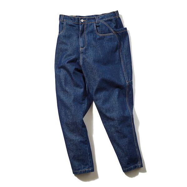 rehacer（レアセル） : Big Pocket Wide Tapered Denim Made in