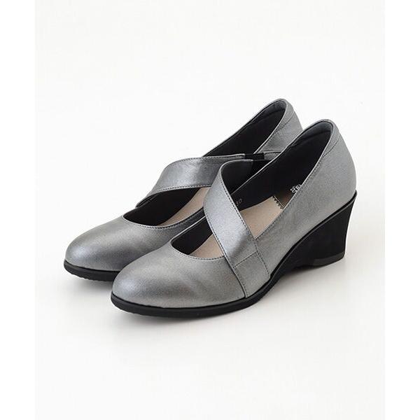 BeauFort / ビューフォート ななめストラップウェッジソールパンプス | BeauFort | 01