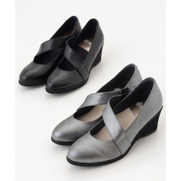 BeauFort / ビューフォート ななめストラップウェッジソールパンプス | BeauFort | 08