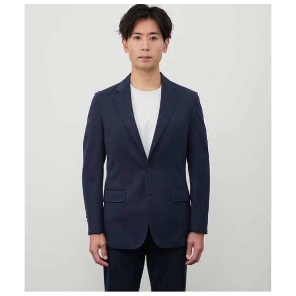NEWYORKER / ニューヨーカー MOVING COMFORT 千鳥 ハイストレッチ ジャージー ジャケット(セットアップ対応)の画像