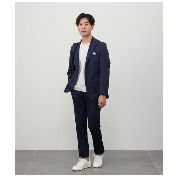NEWYORKER / ニューヨーカー MOVING COMFORT 千鳥 ハイストレッチ ジャージー ジャケット(セットアップ対応)の画像