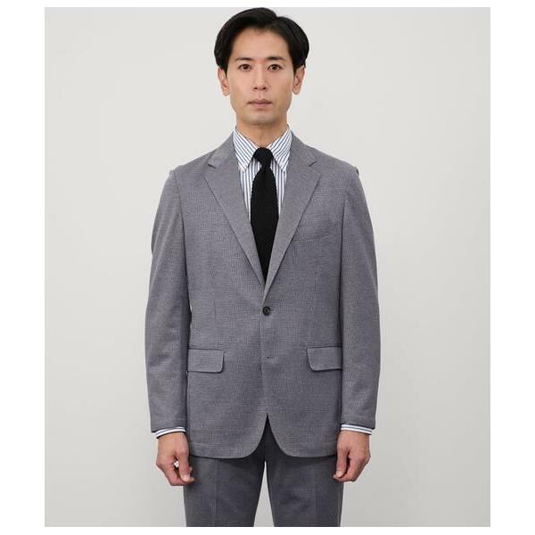 NEWYORKER / ニューヨーカー MOVING COMFORT 千鳥 ハイストレッチ ジャージー ジャケット(セットアップ対応)の画像