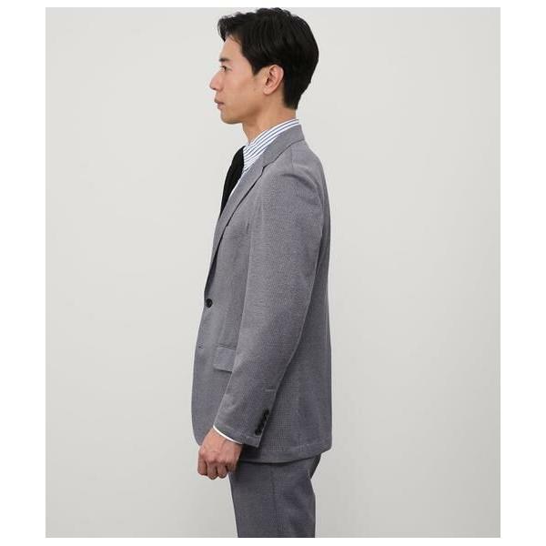 NEWYORKER / ニューヨーカー MOVING COMFORT 千鳥 ハイストレッチ ジャージー ジャケット(セットアップ対応)の画像