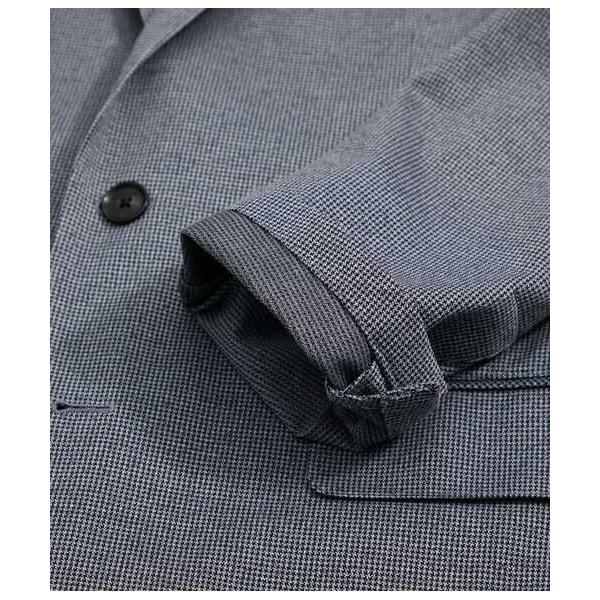 NEWYORKER / ニューヨーカー MOVING COMFORT 千鳥 ハイストレッチ ジャージー ジャケット(セットアップ対応)の画像