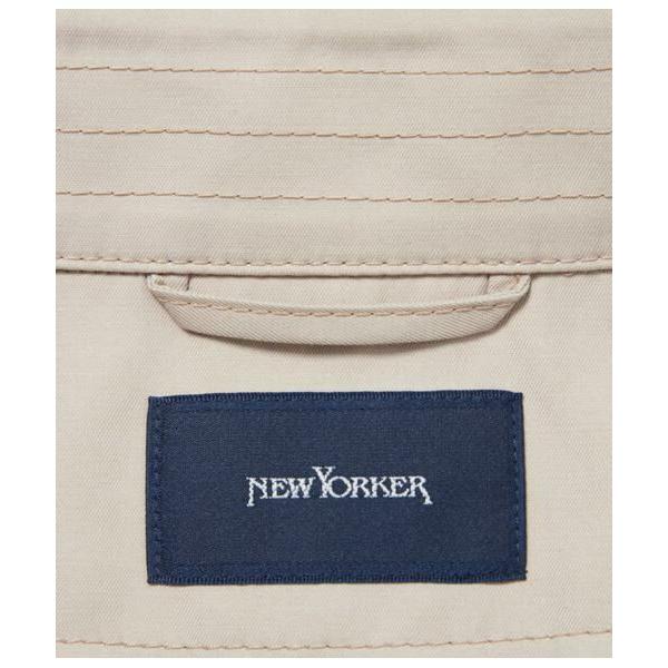 NEWYORKER L-SIZE / ニューヨーカー エルサイズ TCオーガニックギャバ トレンチコートの画像