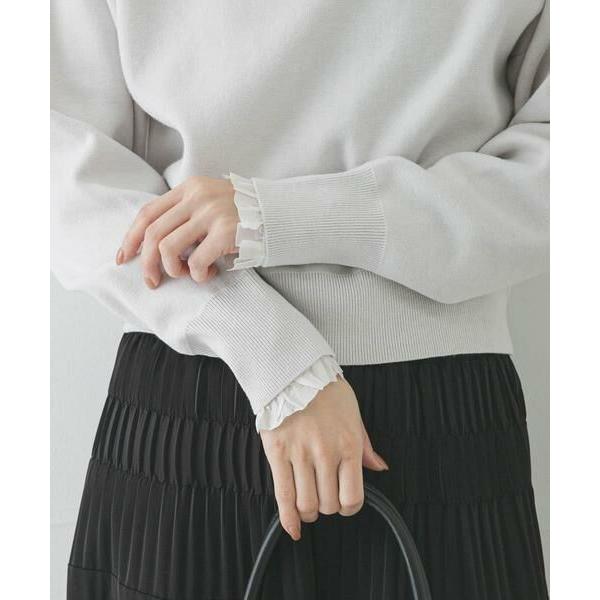 URBAN RESEARCH（アーバンリサーチ） フリルデザインシアーカットソー