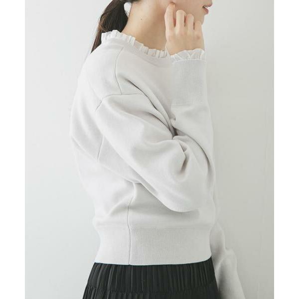 URBAN RESEARCH（アーバンリサーチ） フリルデザインシアーカットソー