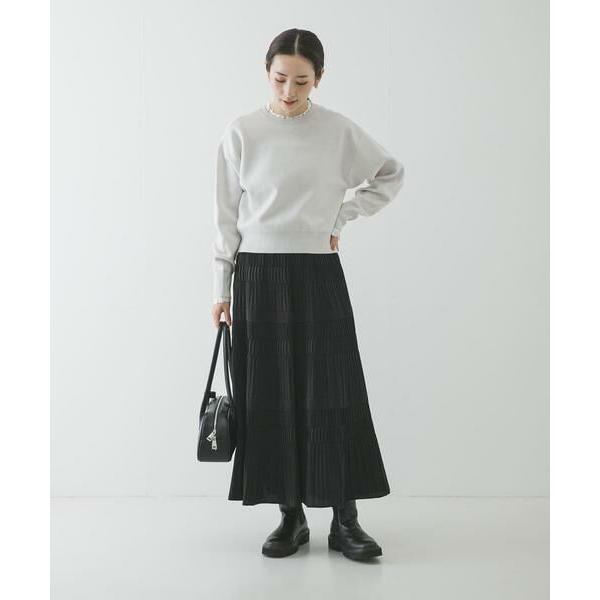 URBAN RESEARCH（アーバンリサーチ） フリルデザインシアーカットソー