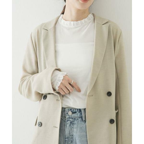 URBAN RESEARCH（アーバンリサーチ） フリルデザインシアーカットソー