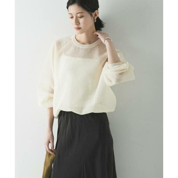 URBAN RESEARCH（アーバンリサーチ） リネン混スポンディッシュニット
