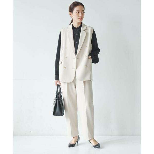 URBAN RESEARCH（アーバンリサーチ） ドビーストライプフリルブラウス