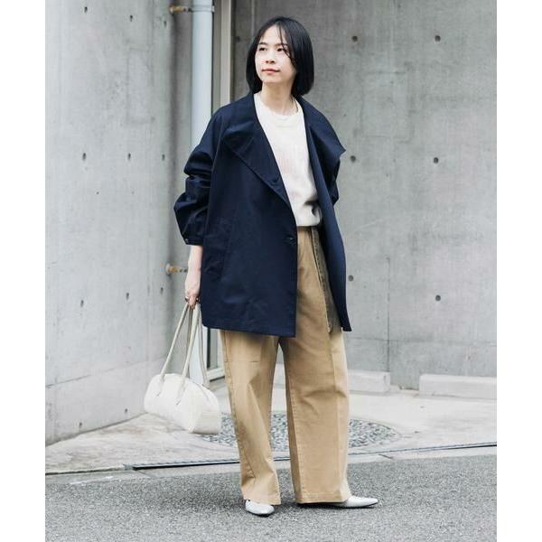 URBAN RESEARCH / アーバンリサーチ スタンドカラーミドル丈トレンチコートの画像