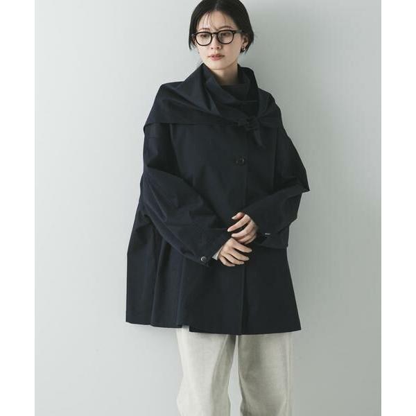 URBAN RESEARCH / アーバンリサーチ スタンドカラーミドル丈トレンチコートの画像