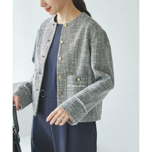 URBAN RESEARCH（アーバンリサーチ） ノーカラーツイードジャケット