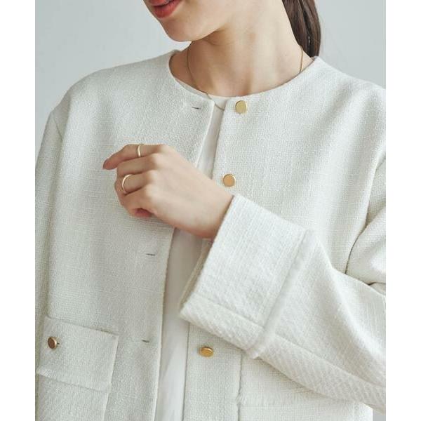 URBAN RESEARCH（アーバンリサーチ） ノーカラーツイードジャケット