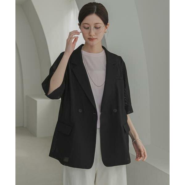 URBAN RESEARCH（アーバンリサーチ） シアーメッシュハーフスリーブ