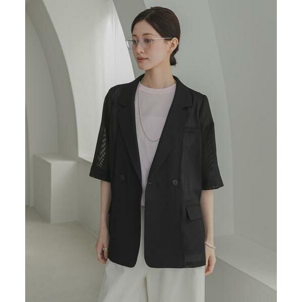 URBAN RESEARCH（アーバンリサーチ） シアーメッシュハーフスリーブ