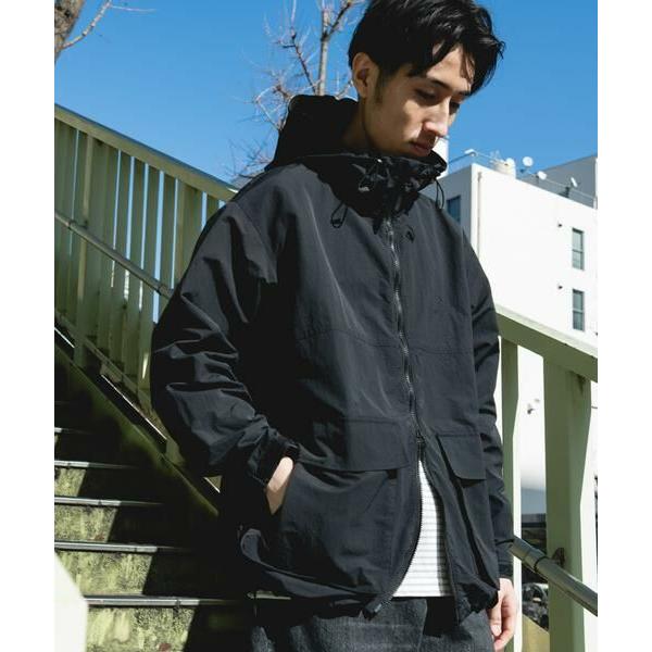別注  Peak アーバンリサーチドアーズ ナイロンジャケット　ブラック 別注』Snow Peak Apparel×DOORS NYLON WASHER JACKET （ナイロン