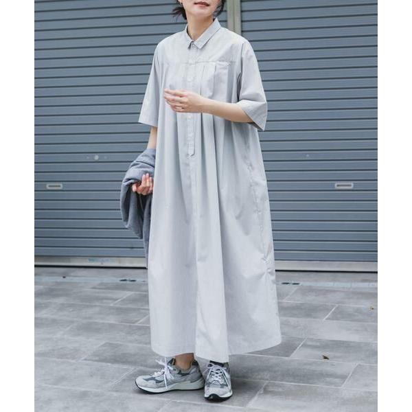 URBAN RESEARCH DOORS / アーバンリサーチ ドアーズ FORK&SPOON　タックシャツワンピース