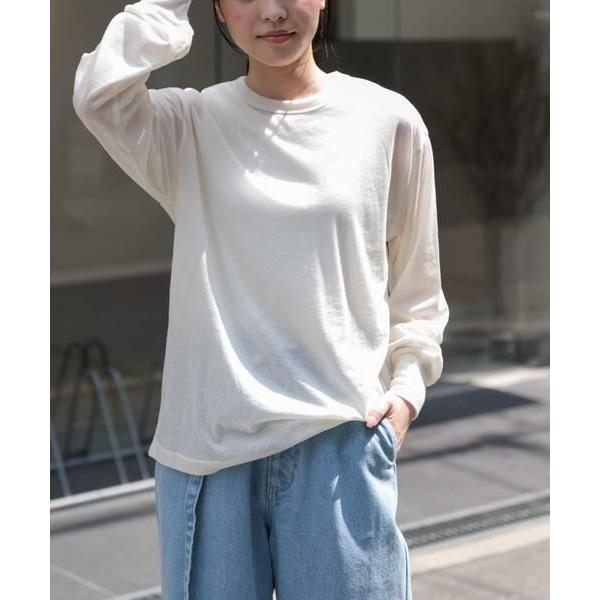 URBAN RESEARCH DOORS / アーバンリサーチ ドアーズ FORK&SPOON　ウール混クルーネックカットソー