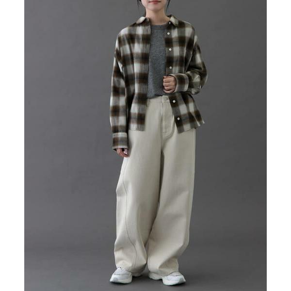 新品タグ付き　かぐれ　リネンチェックスクエアストール　アーバンリサーチ ドアーズ 新品タグ付き かぐれ リネンチェックスクエアストール アーバン